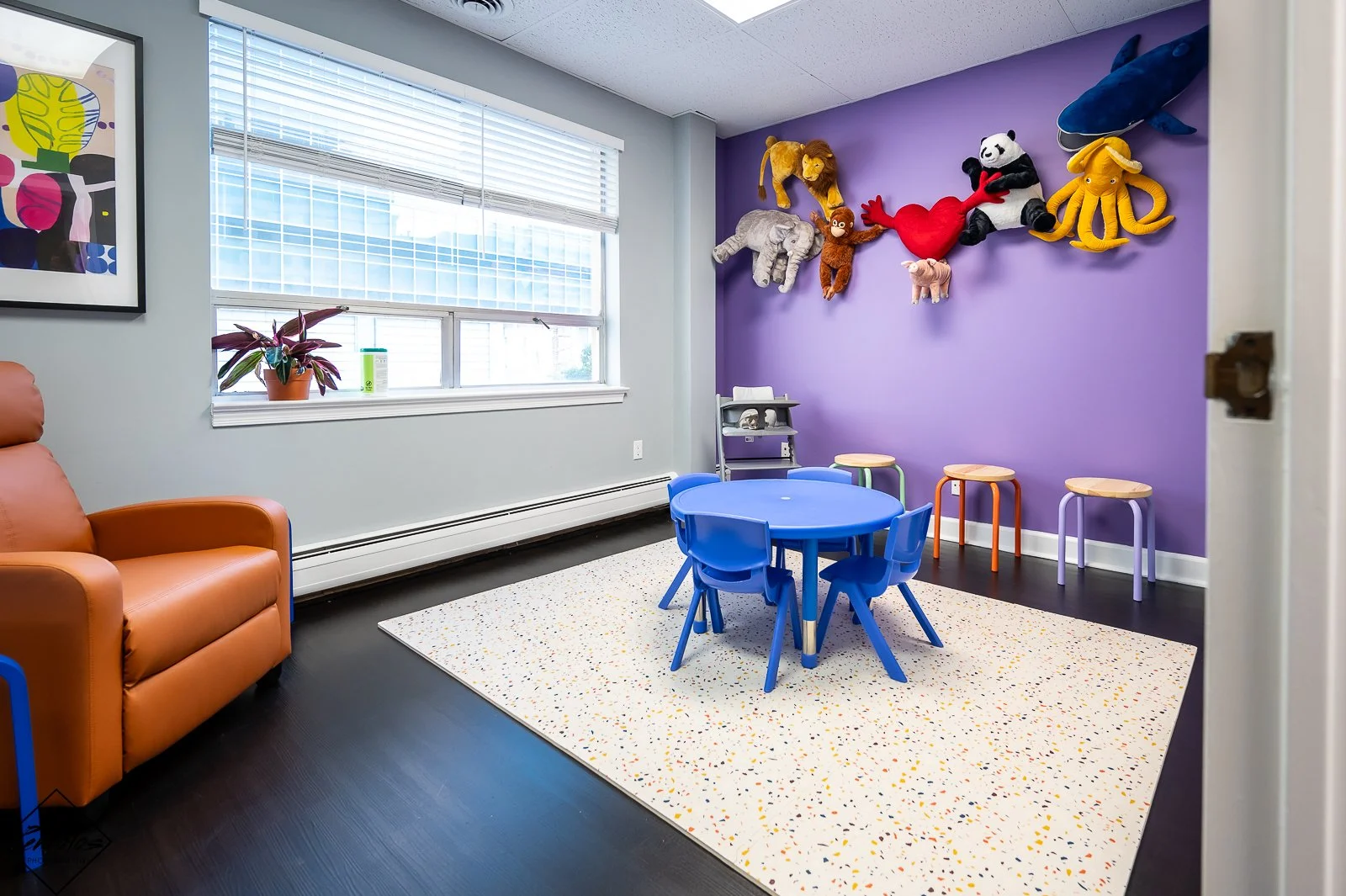 Original photo of the Swallowing Wellness pediatric clinical room
